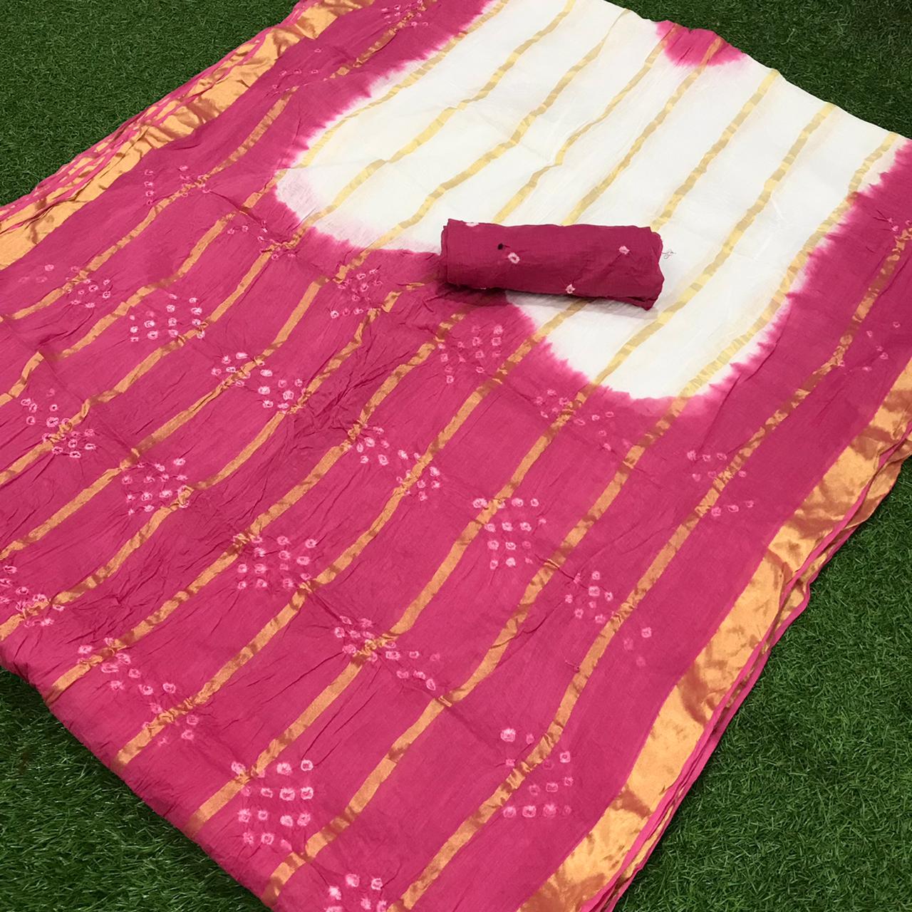 Kgm Bandhani Dani Non Catalog Saree 